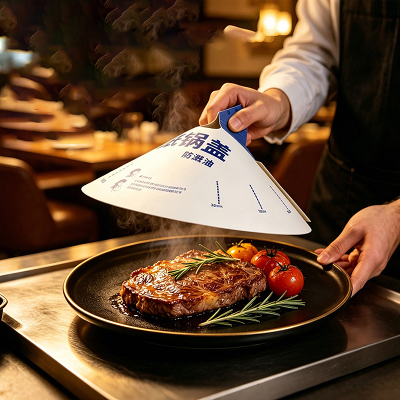 Camping Hiking Cooking - Größenverstellbare, Einweg-Papierdeckel für Töpfe, zum Schutz