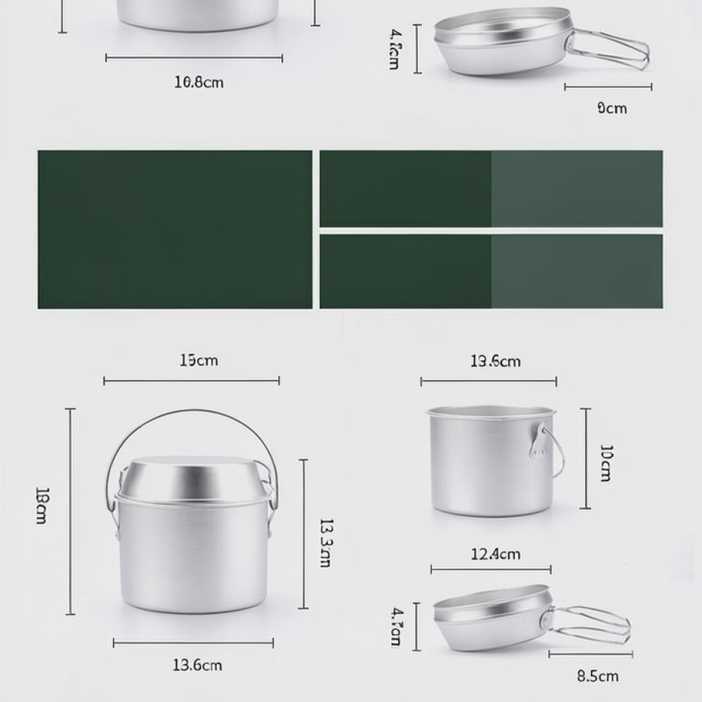 Outdoor-Picknick-Kochgeschirr  – Camping Cooking Dining Set Bewertung und Preis