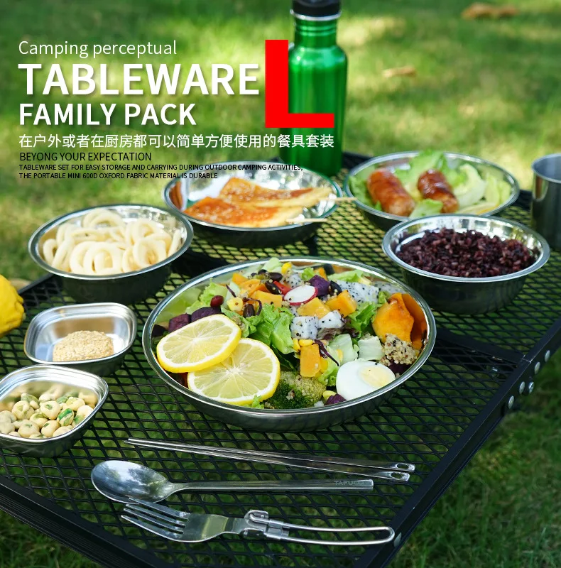 Neues tragbares Camping-Kochge – Camping Cooking Dining Set Bewertung und Preis