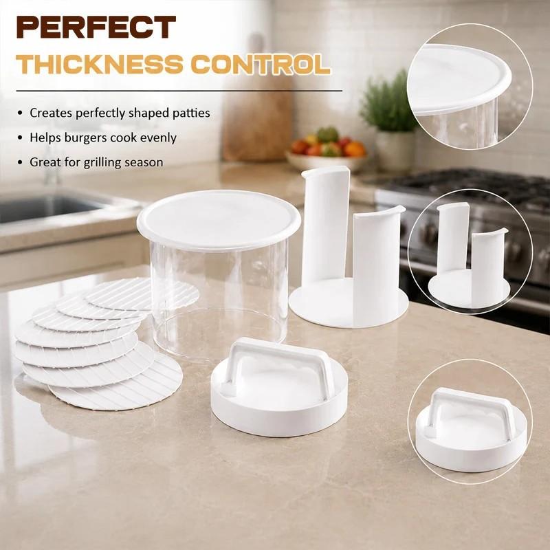 Burger-Patty-Maker, mehrschich – Camping Cooking Container Bewertung und Preis